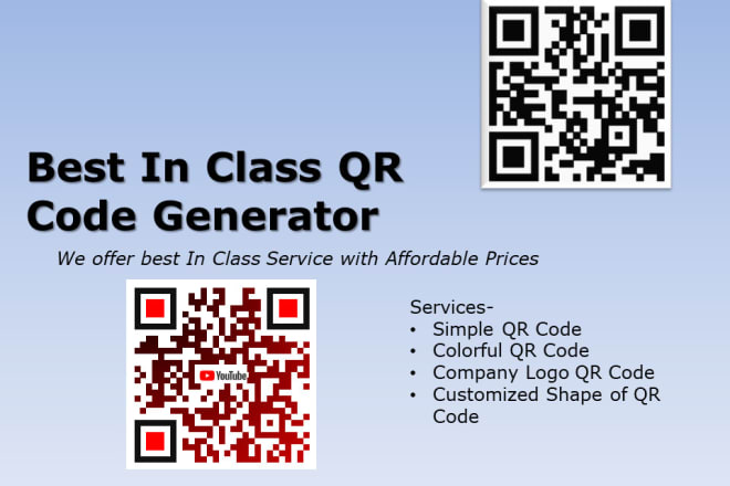 I will create best in class qr code, barcodes