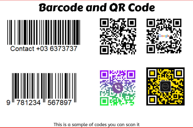 I will create best quality barcode and qr code as you want