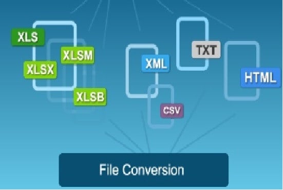 I will create convert json XML yaml CSV excel xlsx txt files 2 any format or script
