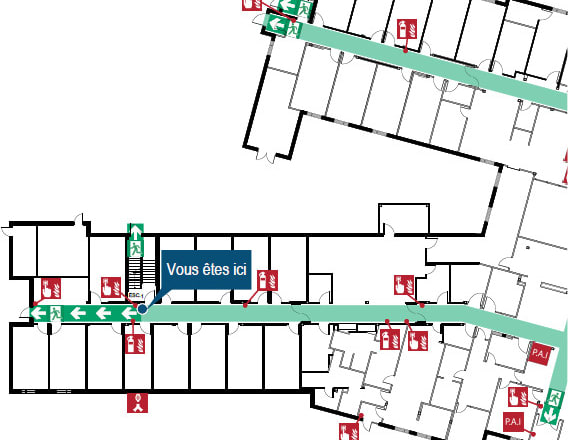 I will create emergency evacuation plans with autocad