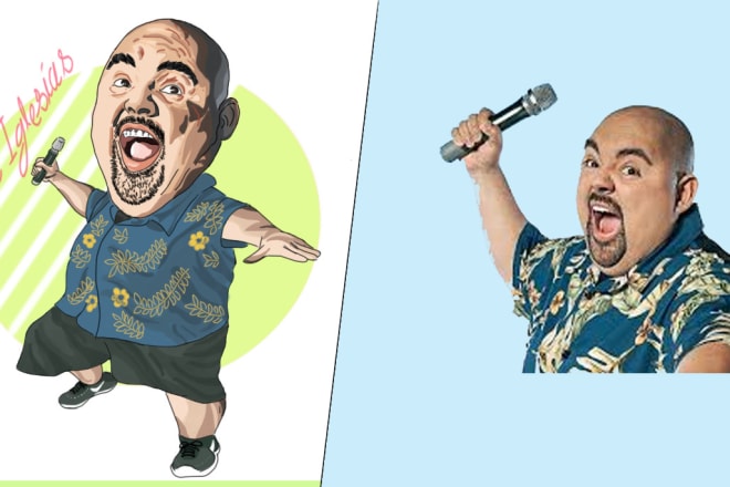 I will create full body big head cartoon from your photo