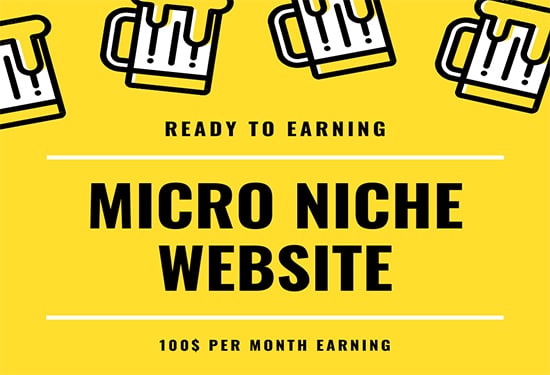 I will create profitable micro niche adsense website
