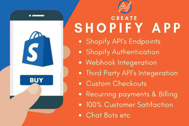 I will create shopify app and shopify store customization