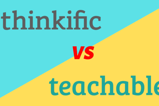 I will create thinkific website,teachable website for online course