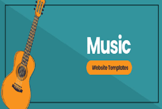 I will design a attractive music website for music artist,producer,dj,brand,podcast
