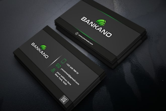 I will design a minimalistic business card