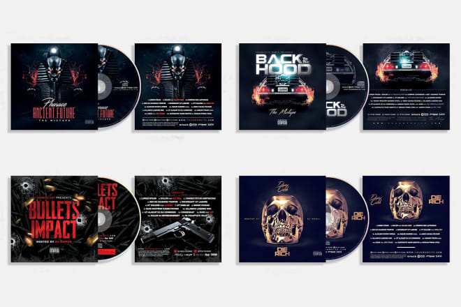 I will design a mixtape cover design, dvd or cd cover, event flyer
