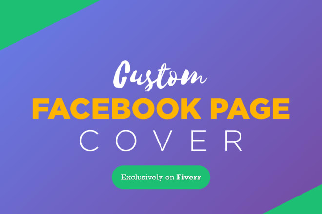 I will design a professional facebook fan page cover