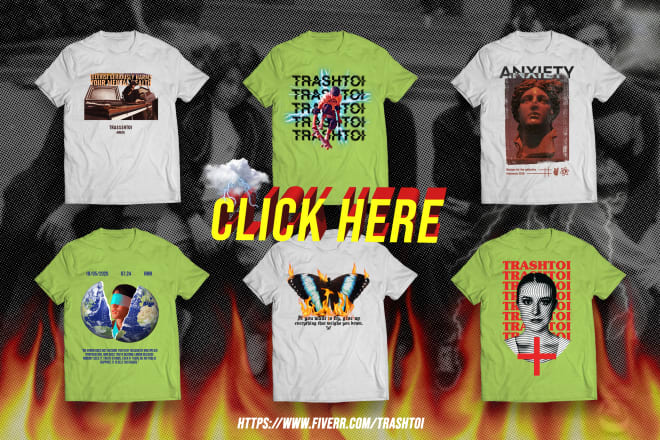 I will design awesome t shirt artwork for vintage streetwear