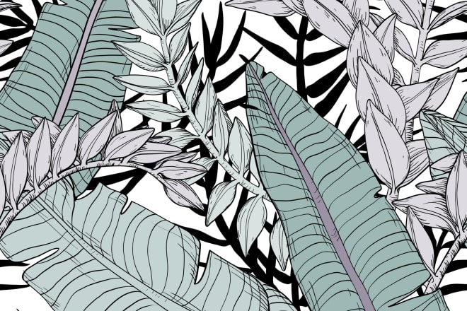 I will design floral pattern illustration according to your idea