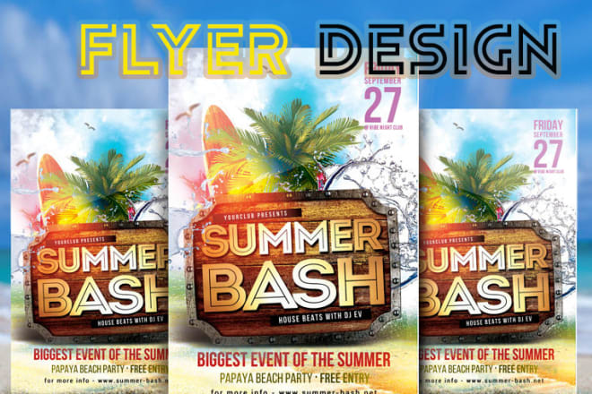 I will design flyer, vibrant flyer, event flyer design any flyer