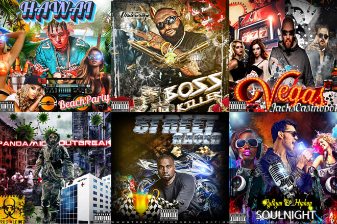 I will design top quality mixtape or album cover