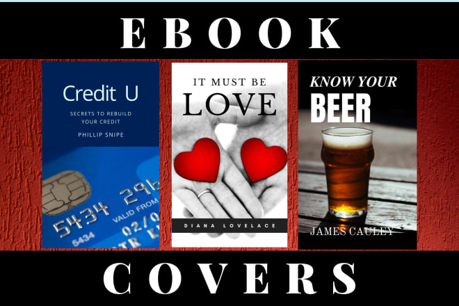 I will design your captivating ebook cover