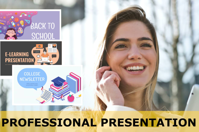 I will design your powerpoint presentation