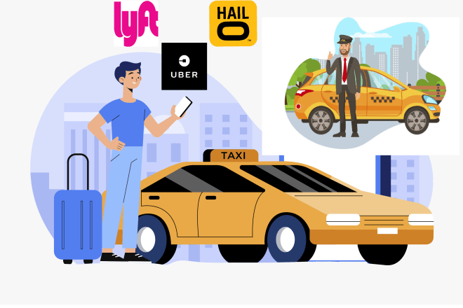 I will develop uber lyft ola careem hail taxi booking app