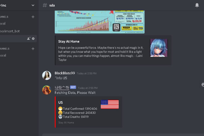 I will discord bot that you can request the feature