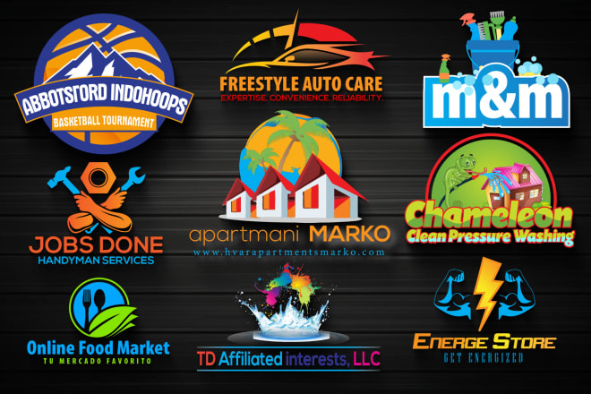 I will do 4 professional business logo design