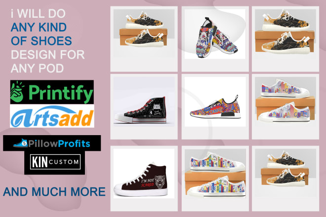 I will do all type of shoes and boots of any pod