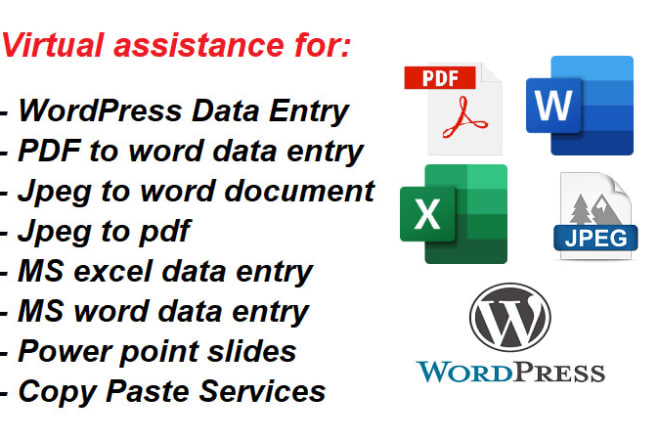 I will do data entry, organize, copy paste, and clean data
