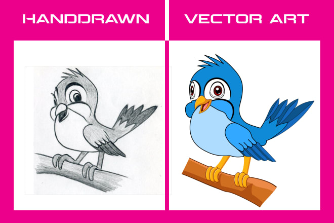 I will do digital vector art, recreate, remake redesign revamp logo