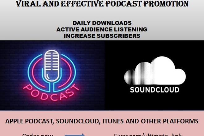 I will do effective podcast promotion to boost active listening