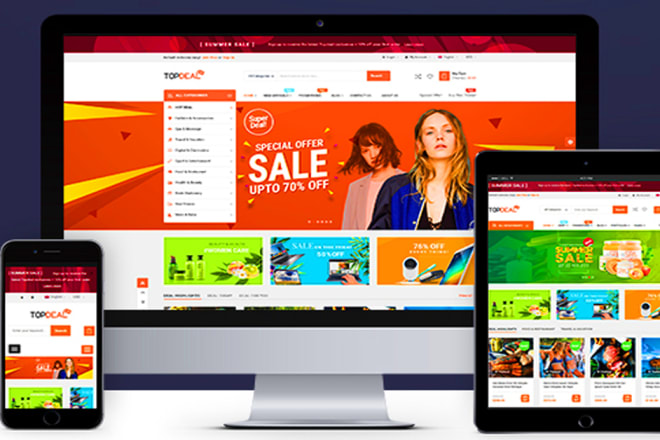 I will do shopify ecommerce online store, free logo design