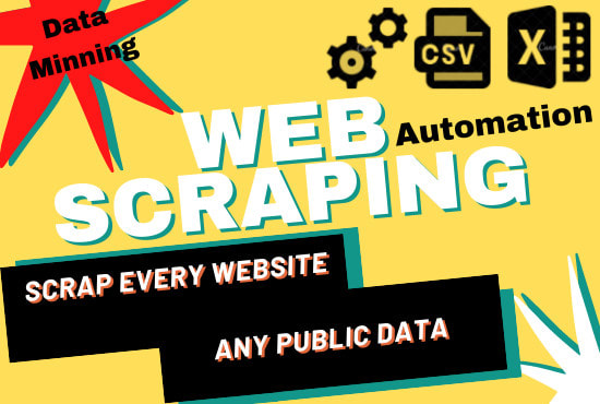 I will do web scraping of almost every website, web scrapers