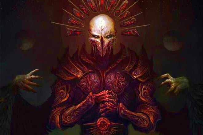 I will draw horror art design or fantasy art