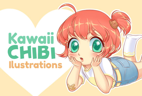 I will draw kawaii chibis for you