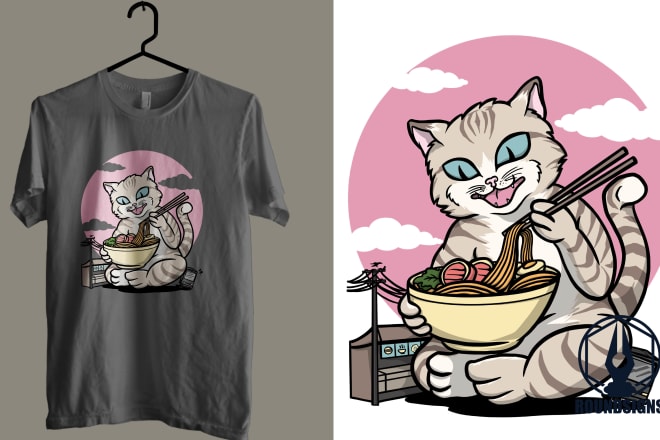 I will make awesome illustration for tshirt or merch