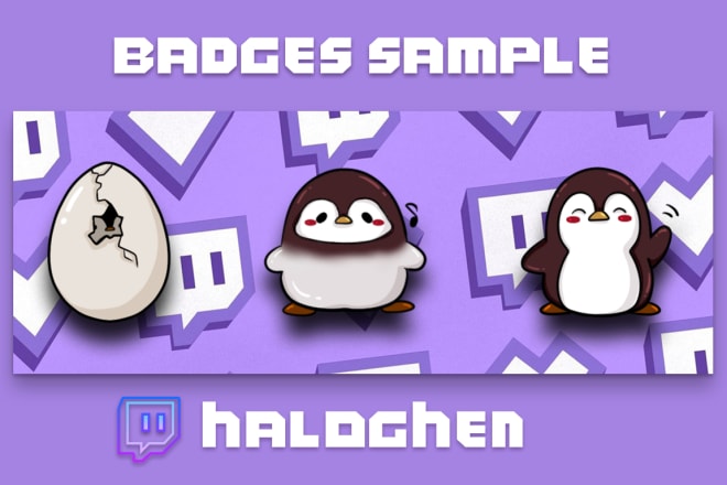 I will make cute twitch emotes for your channel