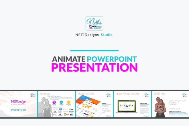I will make professional animation for powerpoint presentation