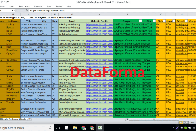 I will perform b2b lead generation, web research, and prospecting