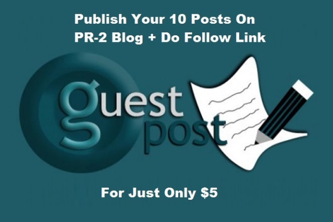 I will publish your 10 Articles on my PR2 Blog