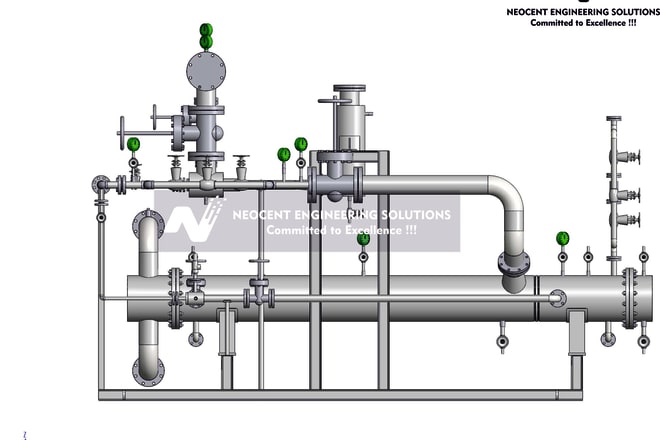 I will vacuum system condenser skid mounting