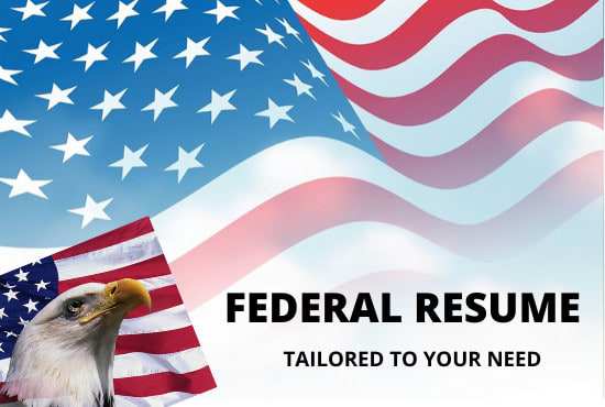 I will write a professional federal resume for usajobs