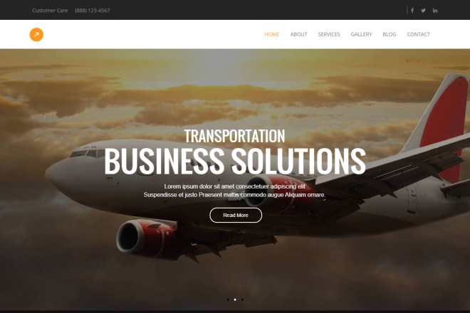 I will create a landing page with free hosting for your business
