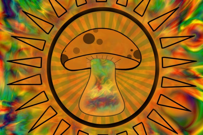 I will create a trippy logo design for you