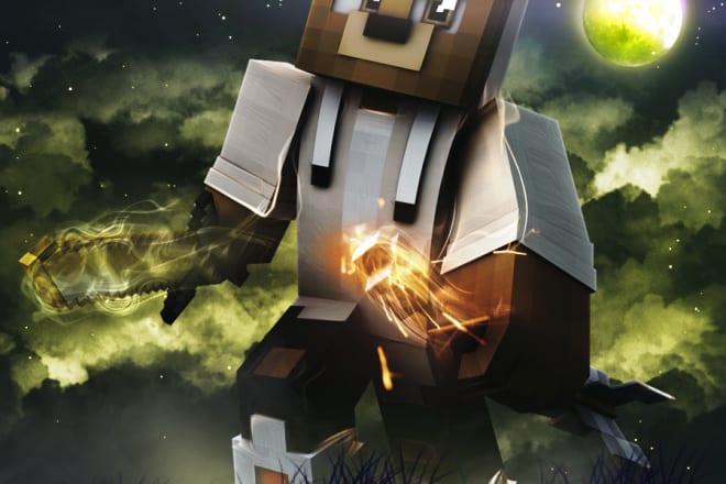 I will create your minecraft logo and banners