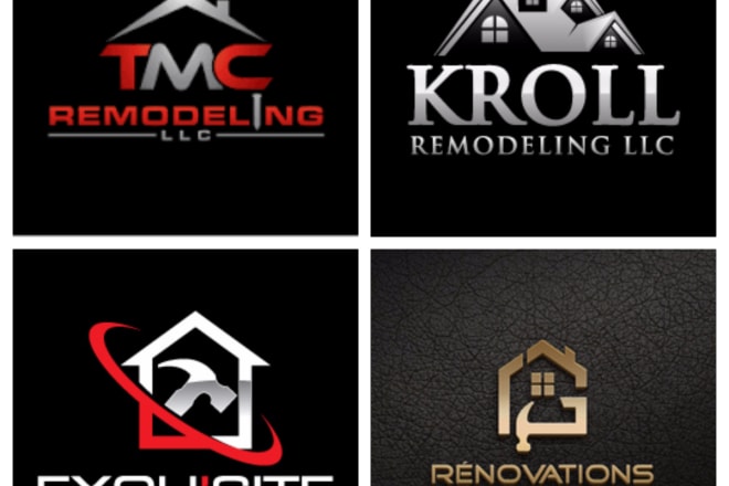 I will design home remodeling and handyman logo