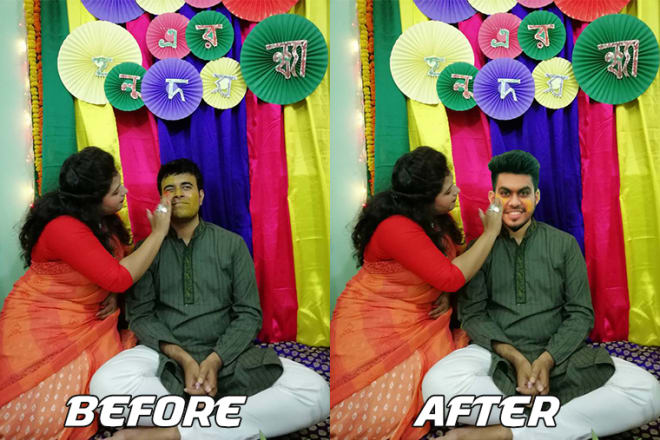 I will do funny photo editing and face replacement