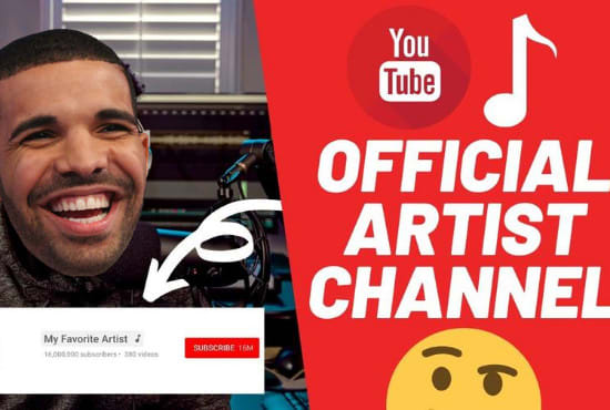 I will help you verify youtube artist channel