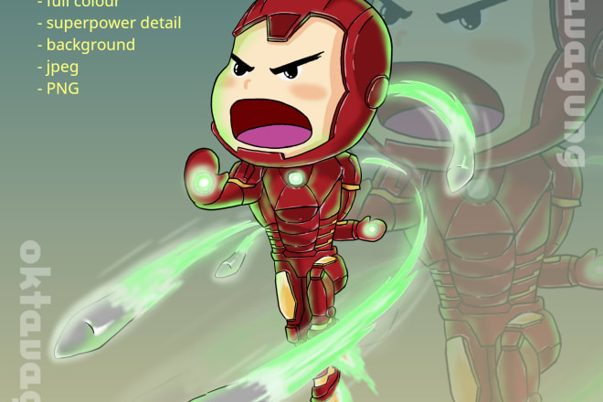 I will make your chibi superhero version