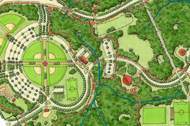 I will produce plat map, master plan, site plan, landscpe design