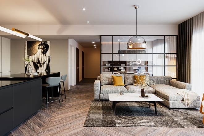I will professional interior design and rendering, 3d modeling and rendering floor plan