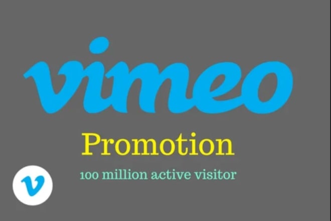 I will promote and grow your vimeo vevo youtube organically