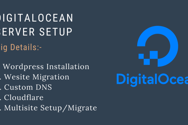 I will setup your websites on digitalocean,linode,vultr, AWS and google cloud