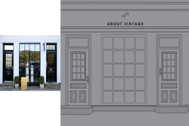 I will transform your building,vehicle or object to a line art