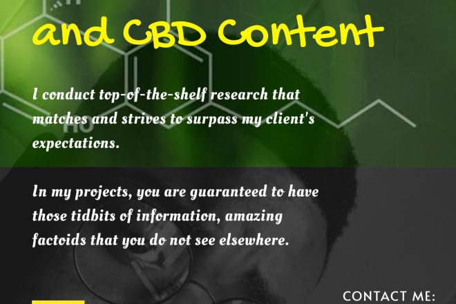 I will write amazing cannabis and cbd industry content