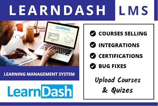 I will build learning management system with learndash for online course selling